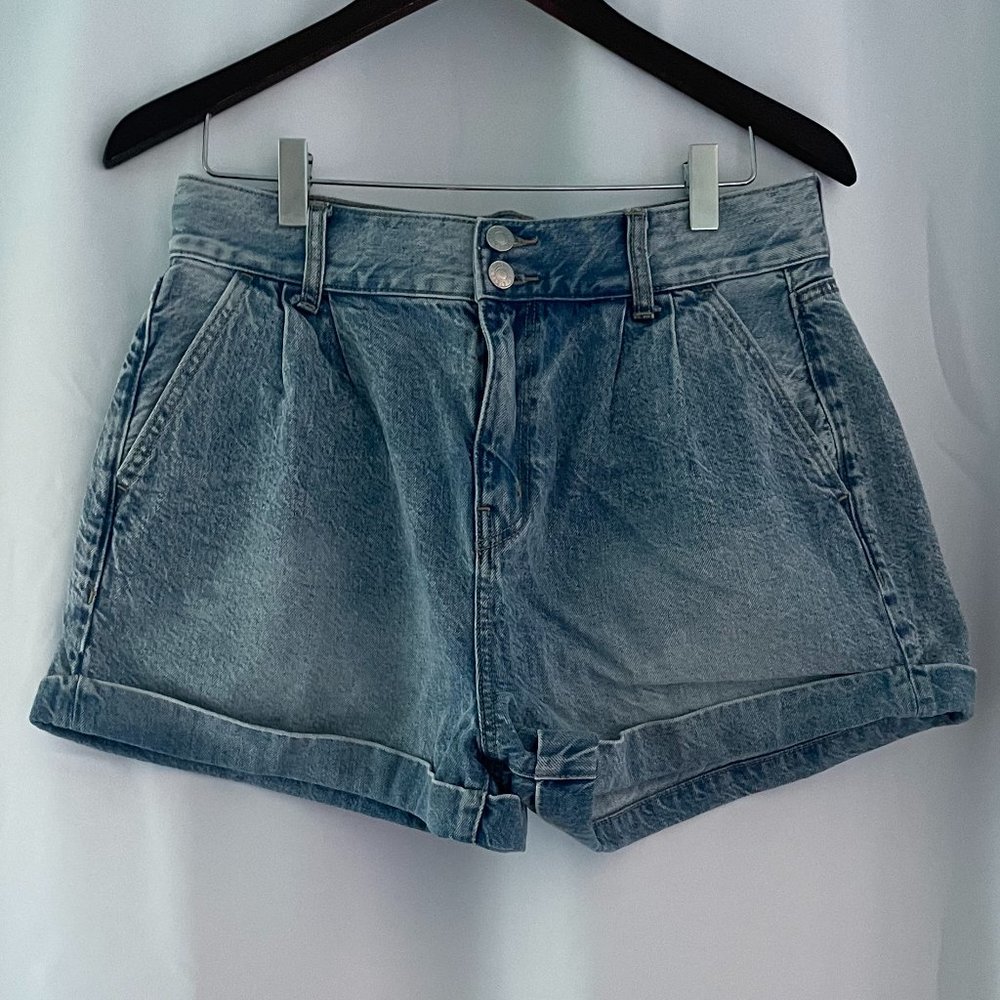American Eagle Light-Medium Wash Denim Shorts